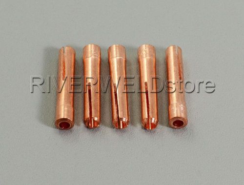13N23 3/32&#034; 2.4mm Collet For TIG welding torch SR DB PTA WP 9 20 25 Series,5PK