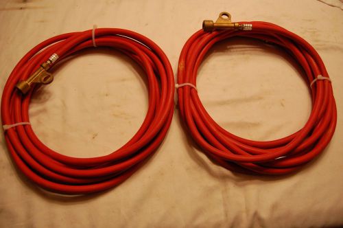 Pair of Parker 25 Ft. Tig Hoses with Power Adapters