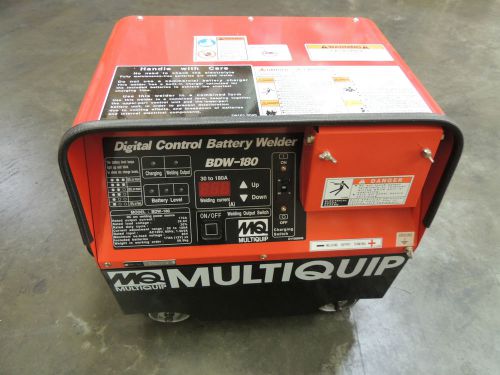 Multiquip battery welder bdw180mc - 180a/rechargable battery welder/portable for sale