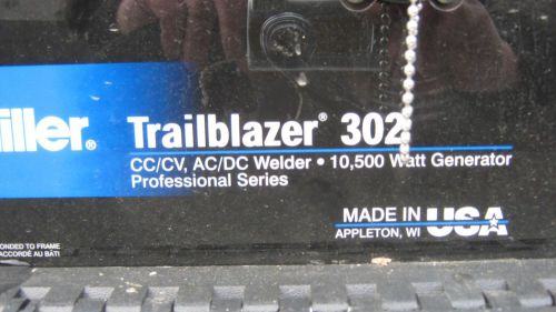 Miller Trailblazer 302  Welder Generator Mig Tig Arc Liquid Propane