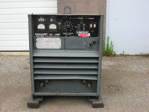 Used lincoln dc 1000 multi-process welder mig-stick-carbon arc for sale