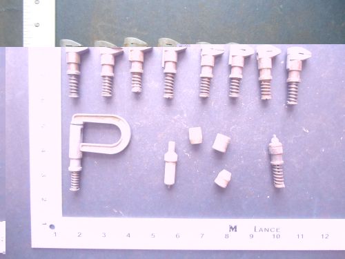 Mixed lot of fasteners spring clips c clamp jaw vise for sale