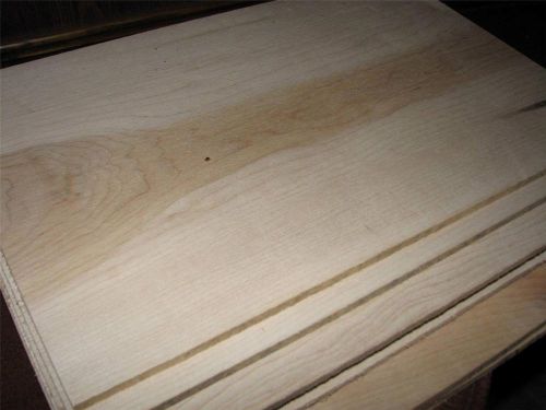 Maple @ 1/8 x 7-8 x 24&#034; thin craft/laser wood scroll saw board #B32-ma