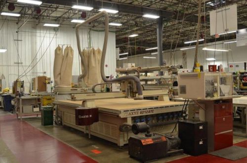 2011 axyz 6012, table size: 60&#034; x 144&#034;, vacuum table 8-zone, hand held control for sale