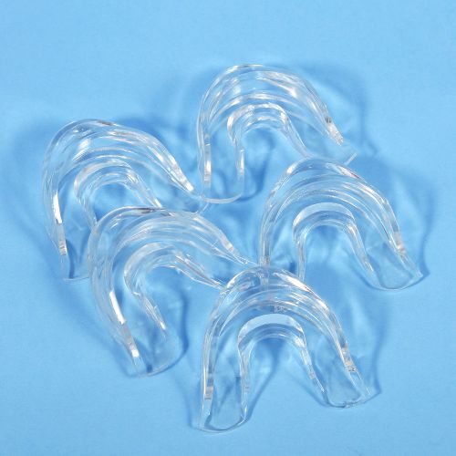 5 X Dental Impression Tray Disposable Teeth Silicone Silica gel Impression Tray