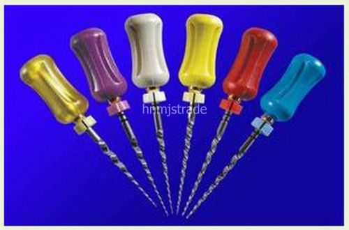 25mm Dentsply NITI Root Canal Files Protaper Universal For Hand used SX-F3 6 pcs