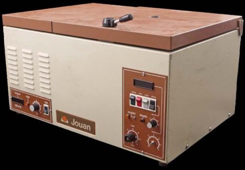 Jouan cr4-11 lab benchtop refrigerated centrifuge w/4-place swing rotor for sale