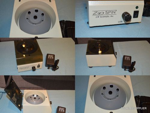 Lw scientific zipspin zs-1 portable centrifuge 7000r/min 2700g 12v 1.5a for sale