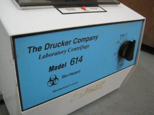 The Drucker Co. Model 614 Duramark Laboratory Centrifuge In excellent condition
