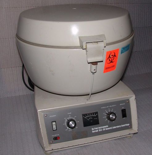Dupont sorvall glc-2b general lab centrifuge no rotor for sale