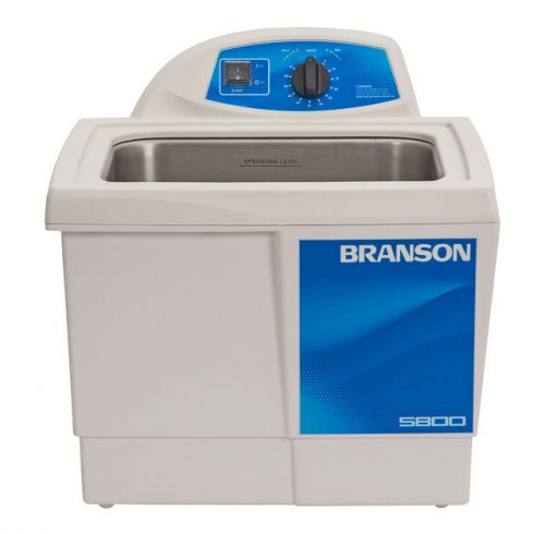 Bransonic M5800H Ultrasonic Cleaner 2.5 Gal Mechanical Timer with Heater