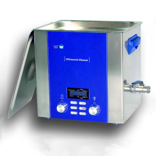 Derui industrial ultrasonic cleaner DR-P100 10 Litre with degas sweep pulse