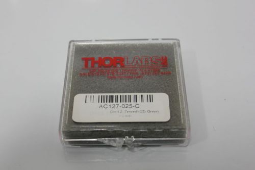 NEW THORLABS 1/2&#034; ACHROMATIC DOUBLET AC127-025-C F=25mm 1050-1620NM (S13-4-46A)