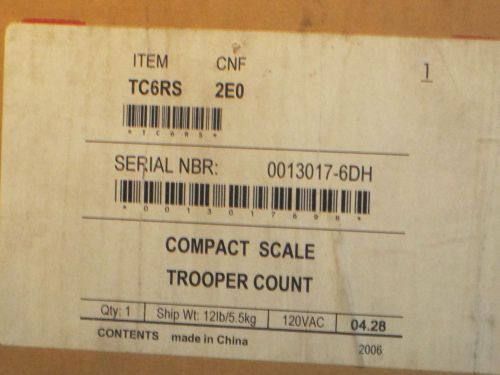 Ohaus tc6rs trooper count compact scale, 6000 x 1g for sale