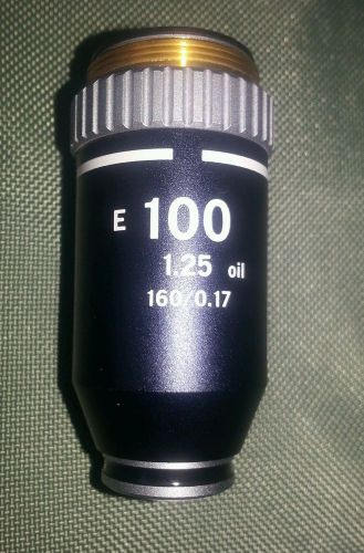 Nikon E. 100x 1.25 Oil 160/0.17 Objective (#9.2)