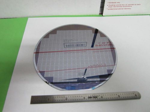 SEMICONDUCTOR 5&#034; WAFER DIAMETER SILICON WITH COMPONENTS AS IS  BIN#A1-D-14