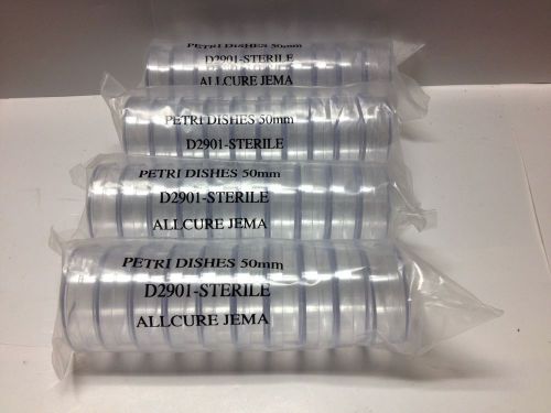 4 - Allcure D2901-sterile Petri Dishes 50mm (sleeves of 10)