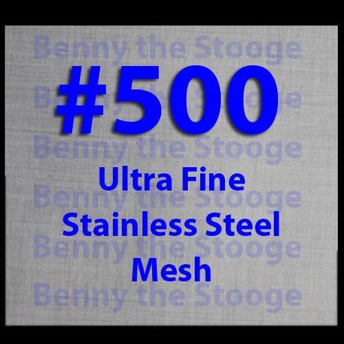12&#034;x12&#034; #500 mesh / 25 micron - atomizer wick / extraction / filter / rba / rda  for sale