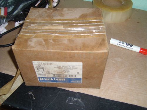 BOX OF 4 Blackburn AJ-22124   2 1/2&#034;- 4&#034; 250KCMIL  #6 Ground Clamp