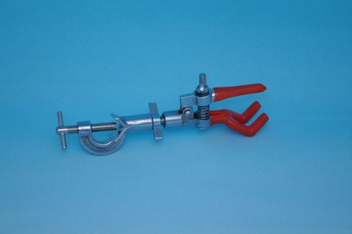 Lab Zinc  Alloy Clamp Condenser Three Finger prong Swivel Clamp new