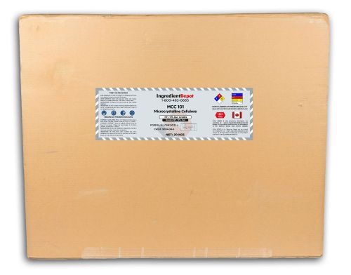 20 kgs box - mcc 101 microcrystalline cellulose 100% pure powder usp/nf/ph. eur. for sale