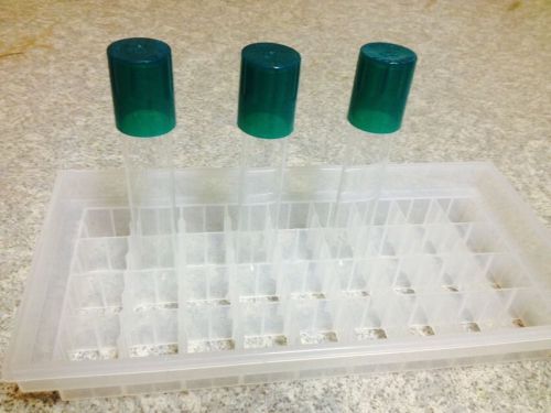 20 Pack 25mmx150mm  Glass Science Lab Test Tubes with plastic caps