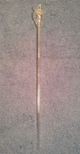 Pyrex glass thistle tube or long stem funnel 14&#034;/355 mm total length for sale