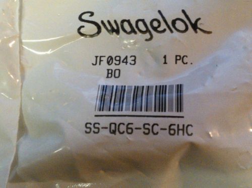 SWAGELOK STAINLESS STEEL SANITARY QUICK CONNECT-2-Piece Combo w/o SS-QC6-SC-6HC