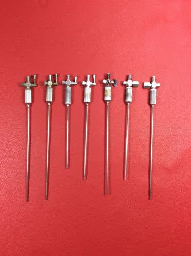 R.Wolf 830212 830215  Cannula With Sheath&amp;Other Lot Of 7 Arthroscopic Instrument