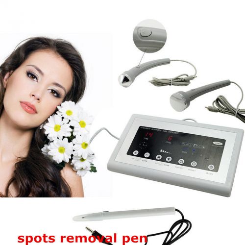 Ultrasonic freckle spots removal anti aging beauty facial machine 3 probes spots for sale