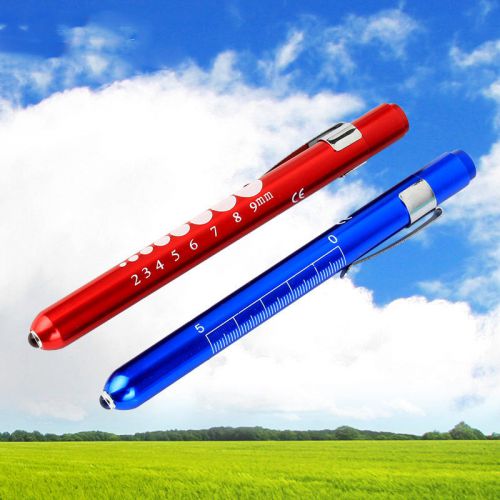 Emt medical surgical penlight pen light flashlight torch with scale first aid1 for sale