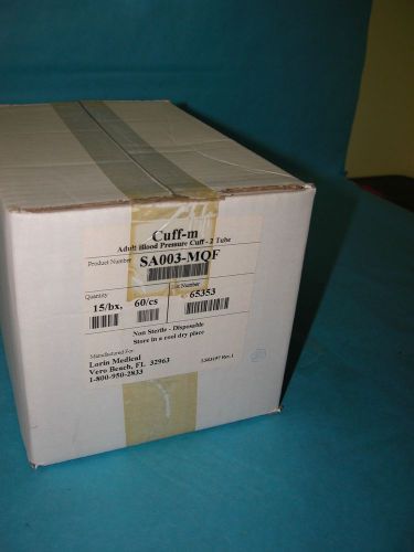 Lorin Medical Blood Pressure Cuffs SA003S-MQF  Box of 15 27-44cm Dual Hose