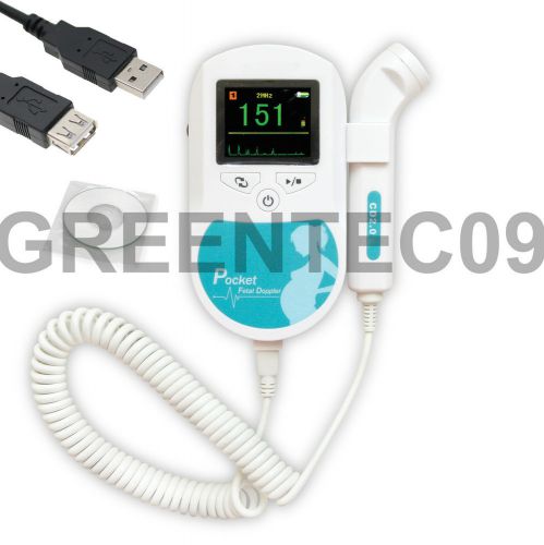 CONTEC Ultrasound Fetal Doppler,Baby Prenatal Heart Monitor,Sonoline C2+USB+SW