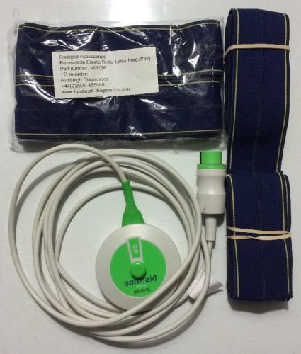 1.0 Mhz Ultrasound Transducer for Sonicaid Team Green ACC-OBS-008 plus Bands