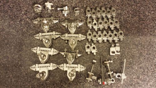 Surgical pin clamps-Assortment of size and designs