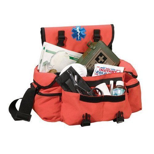 NEW Rothco Nylon EMT Rescue Response Bag - Orange