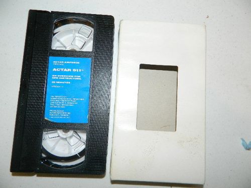 ACTAR 911 ADULT INSTRUCTIONAL VHS TRAINING VIDEO VERSION 1.0