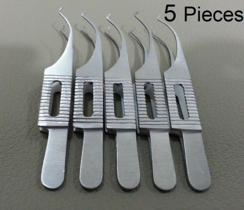 Colibri Tissue Forceps 1 x 2 Teeh Eye Ophthalmic Micro Surgery Instruments 5 pc
