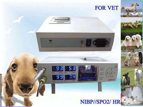 Veterinary ICU patient monitor 3-parameters NIBP,SPO2,PR CMS5000 for vet using