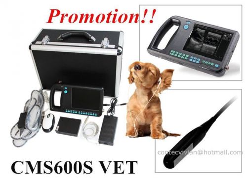 Promotion Portable Veterinary Palm Ultrasound Scanner Rectal Linear Warranty 2Y