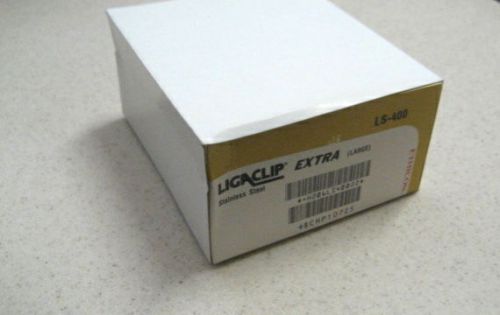 Surgical Ligating Clips   LS400 &#034;ONE BOX OF 18&#034;  Large  1.18 PER CLIP FREE SHIP