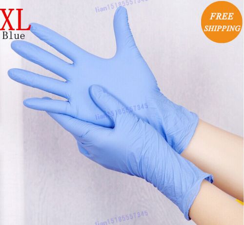 100 / 1case nitrile disposable gloves powder free (non latex nitrile exam) xl for sale