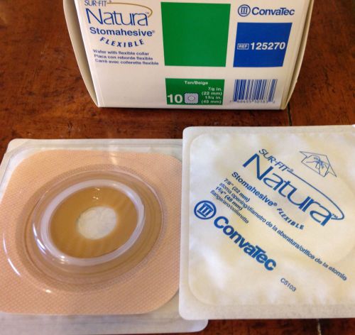 Convatec 125270 Sur-Fit Natura Stomahesive Flexible Wafer 7/8 in. 10 per box