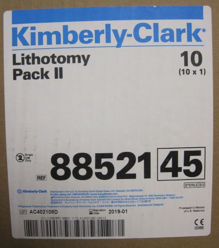1 Case Kimberly Clark Lithotomy Pack II  Ref #: 88521  10 Units Per Case