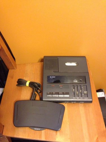 Sony BI-85 Transcriber Dictation Machine w Pedal and Power Adapter!
