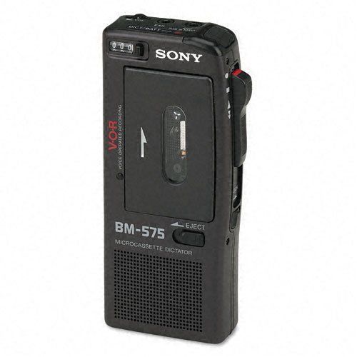 Sony BM-575 Portable Microcassette Dictating Machine