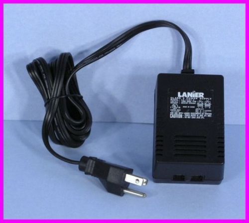** Lanier LX-1002-2 Transcriber Power Supply Adaptor LX10022 24V DC 250 mA **