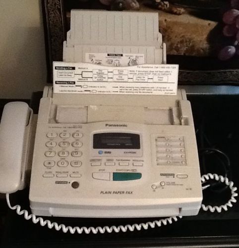 Panasonic KX-FP 200 Fax Machine works great rarely used
