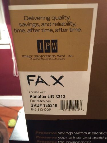 Preserve Fax Toner Cartridge For Panafax UG-3133 Free Shipping