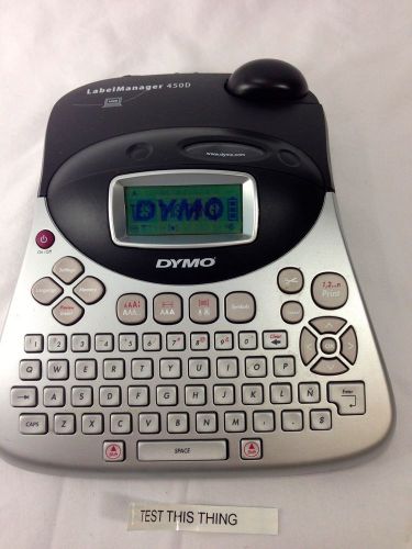 DYMO Label Manager 450D Label Maker Tested and Works